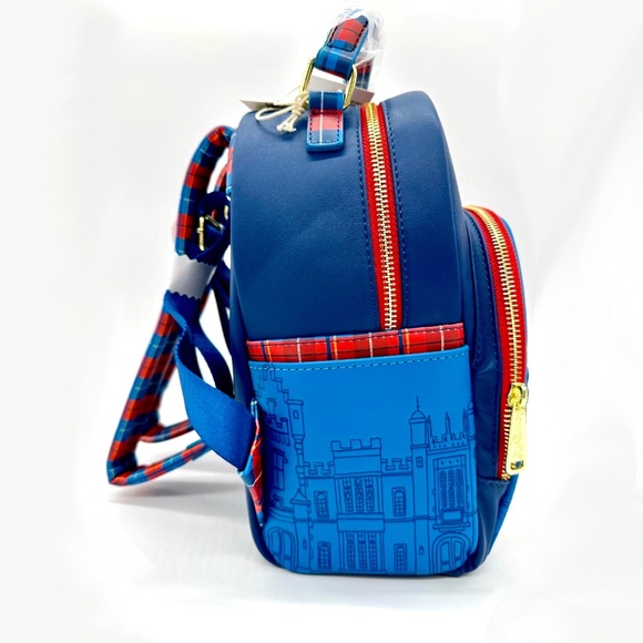 Disney Parks Epcot UK London Phone Booth Mickey Minnie Loungefly Backpack - Picture 3 of 3